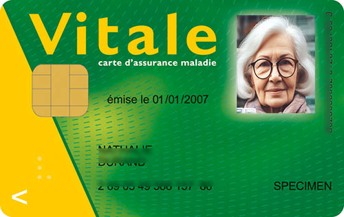 carte vitale mise à jour par la pharmacie Gallieni